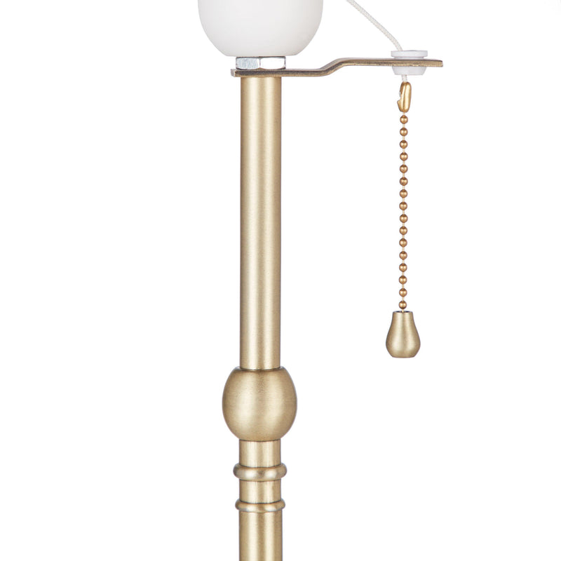 John Lewis Isabel tall table lamp with linen shade (British brand)