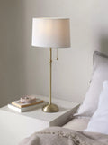 John Lewis Isabel tall table lamp with linen shade (British brand)