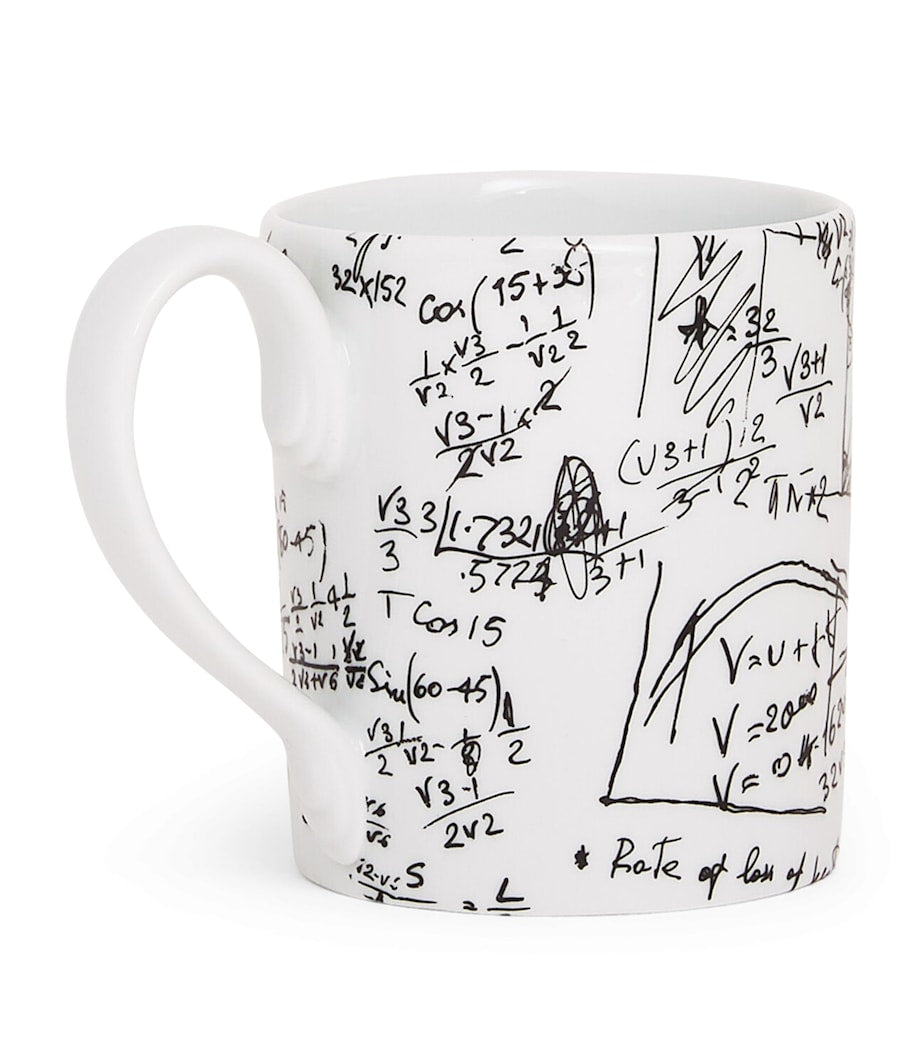Fornasetti mathematical formulae porcelain mug - British product