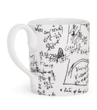 Fornasetti mathematical formulae porcelain mug - British product