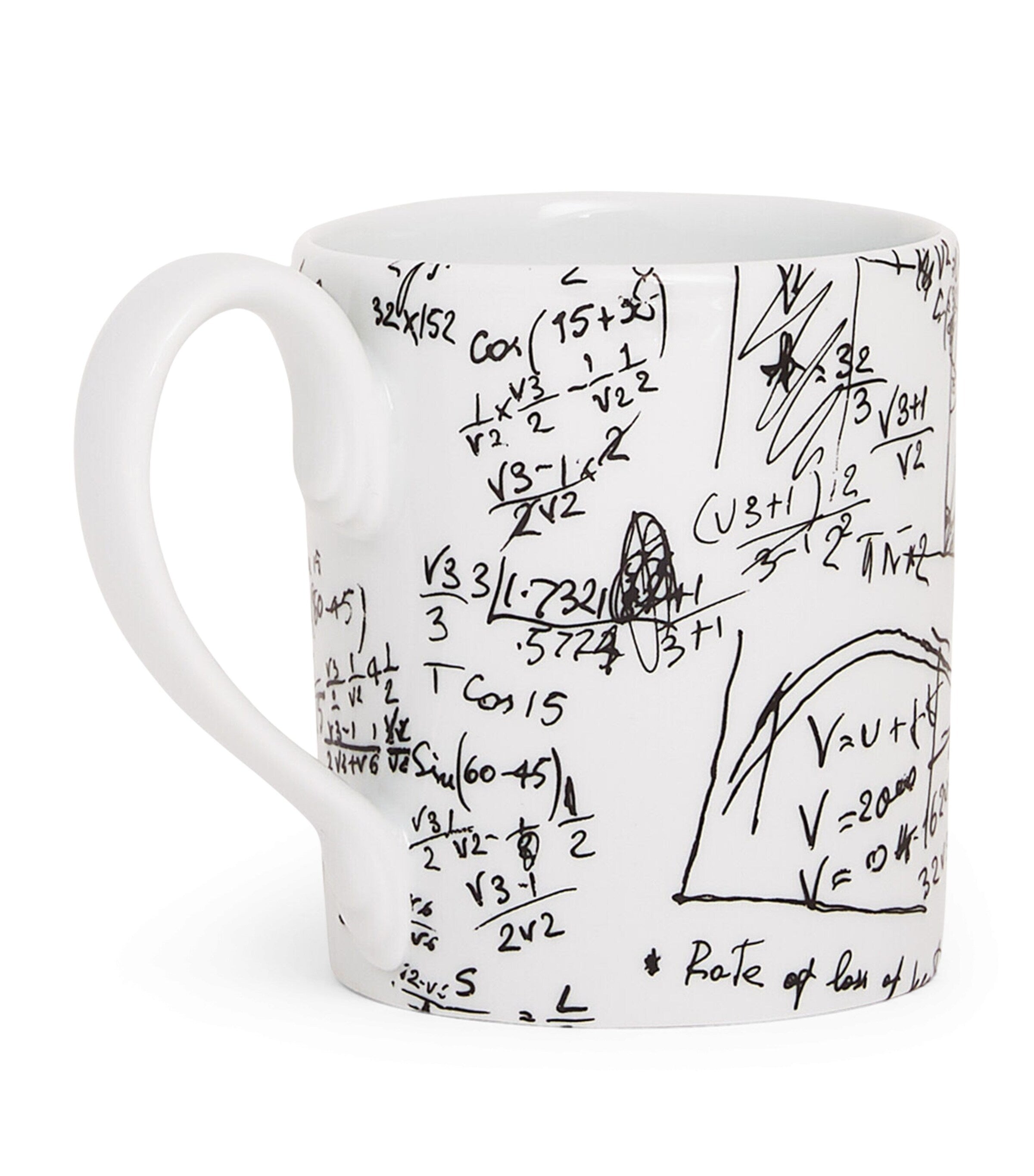 Fornasetti mathematical formulae porcelain mug - British product