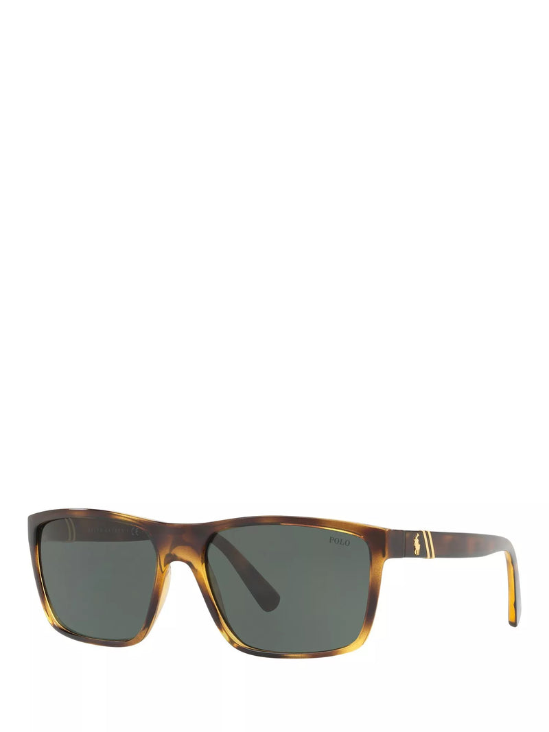 Polo Ralph Lauren Men's Polarised Rectangular Sunglasses