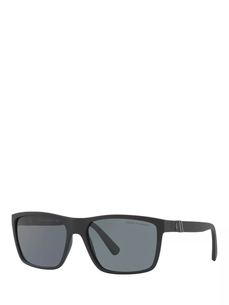 Polo Ralph Lauren polarised rectangular sunglasses 59mm, UK version
