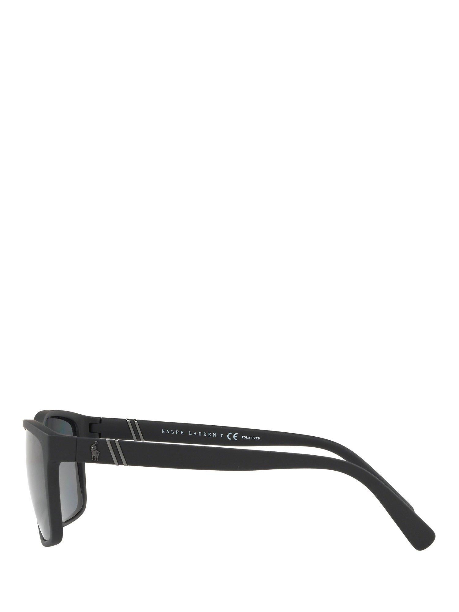 Polo Ralph Lauren polarised rectangular sunglasses 59mm, UK version