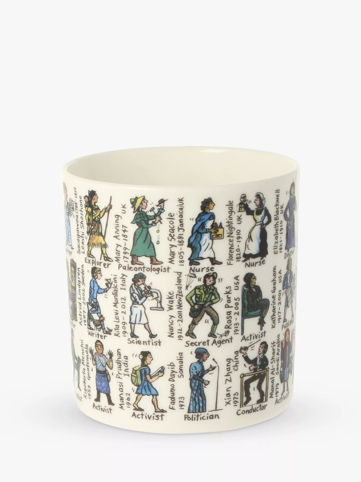 McLaggan Smith Women Who Changed The World mug 350ml, imported from the UK