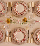 Maison Margaux Seville dinner plates 26cm, imported from the UK