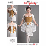 Simplicity 8579 sewing pattern 18th century costume, imported from the UK