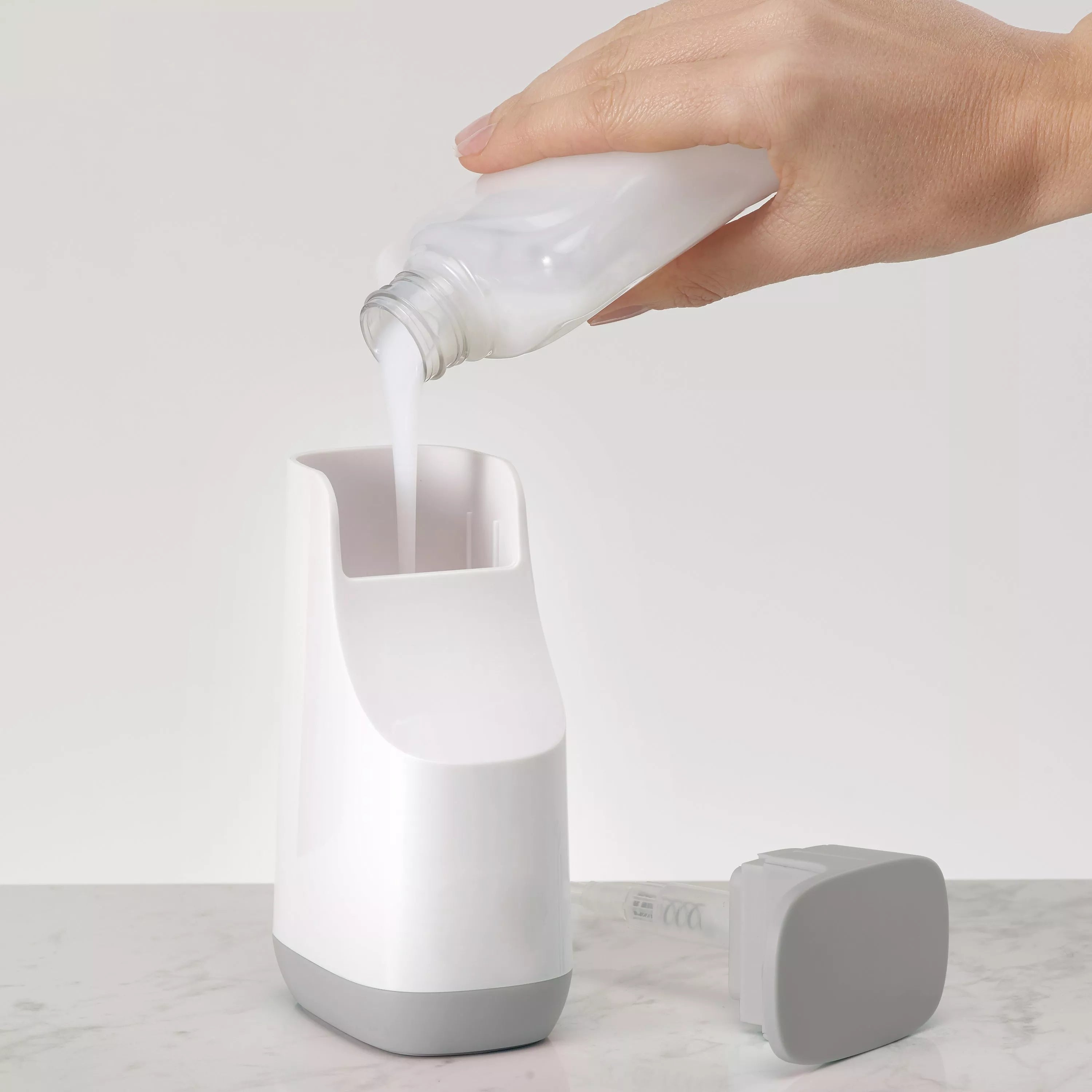 Joseph Joseph slim compact soap dispenser grey 350ml, UK version