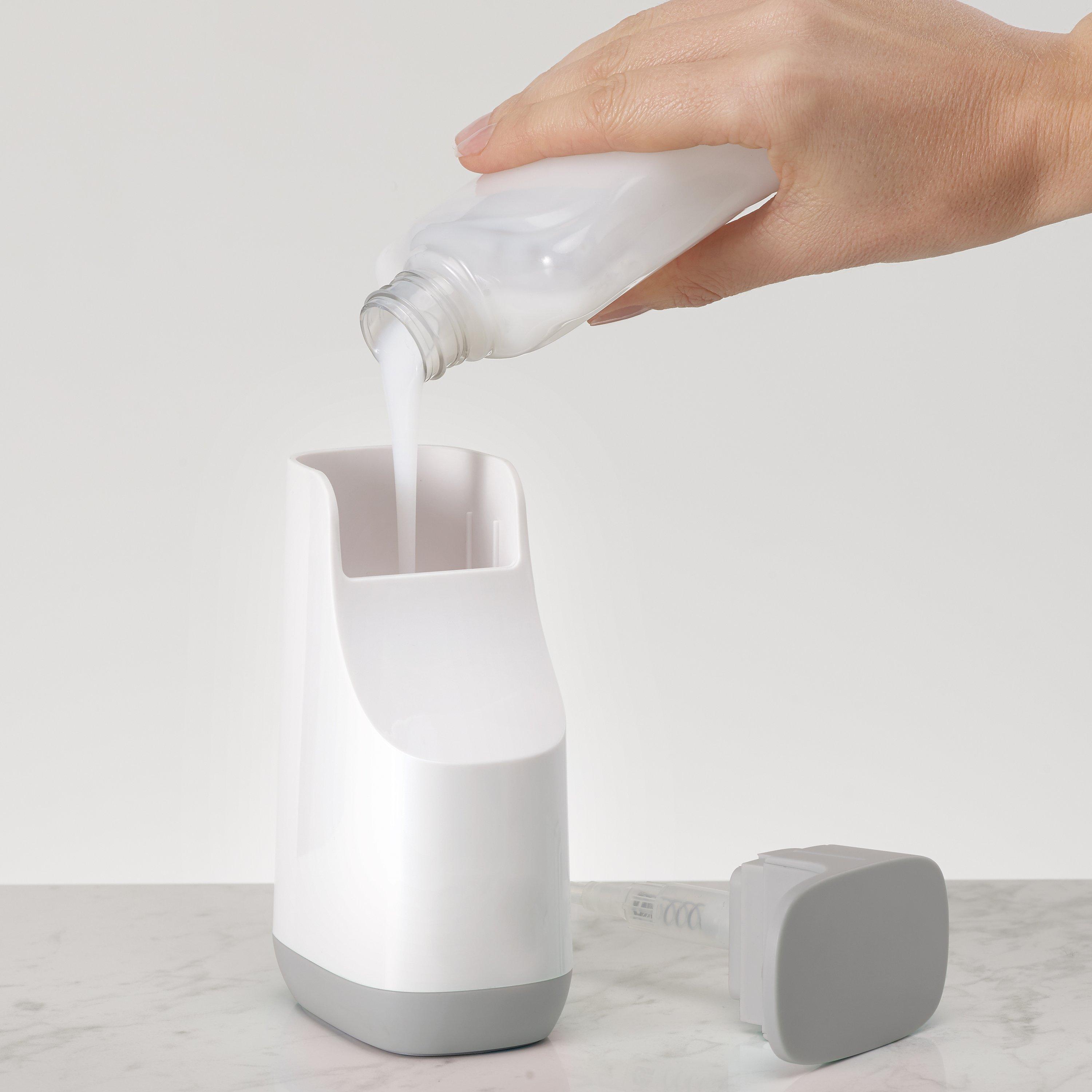 Joseph Joseph slim compact soap dispenser grey 350ml, UK version