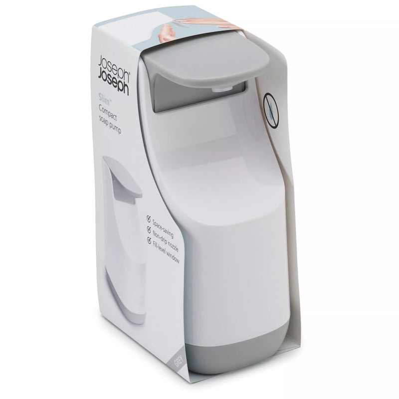 Joseph Joseph slim compact soap dispenser grey 350ml, UK version
