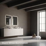 John Lewis Halo illuminated bathroom mirror 70x50cm - British product