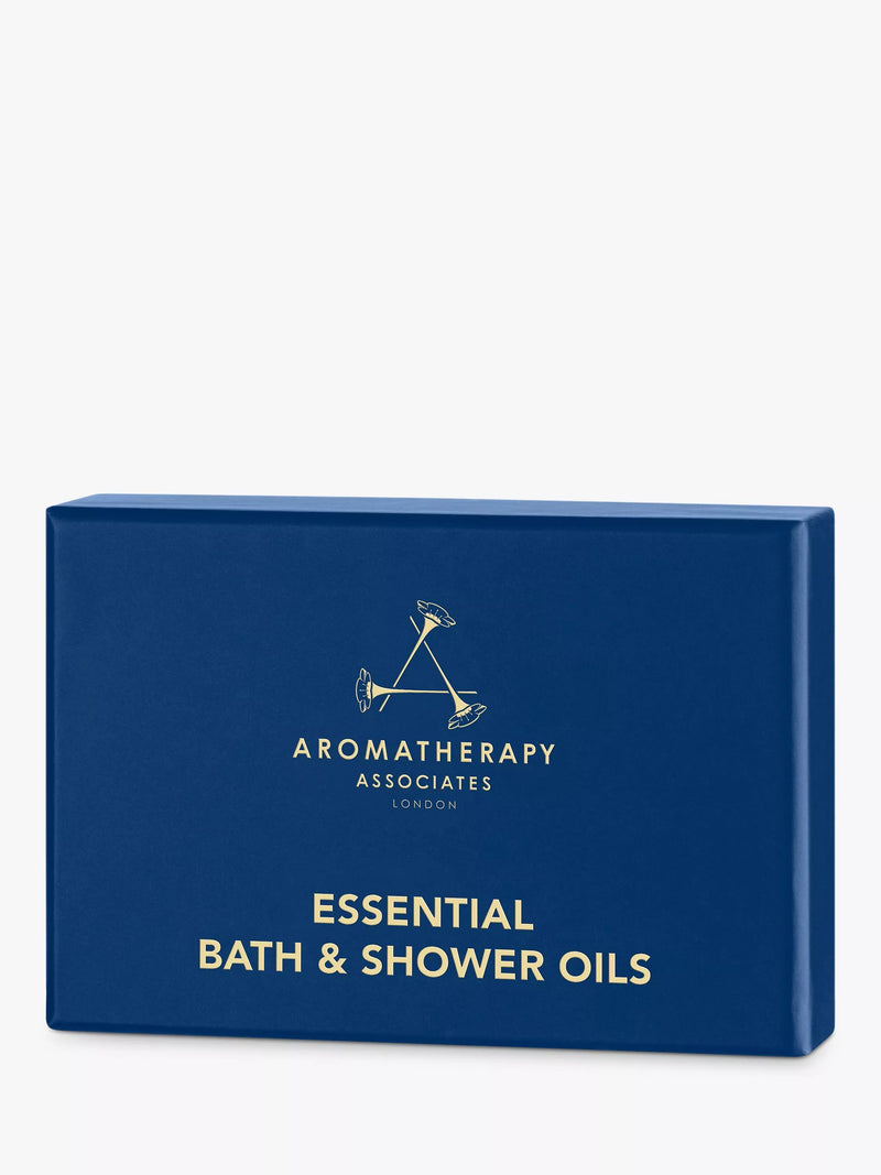 Aromatherapy Associates bath and shower oil gift set trio 27ml (British brand)