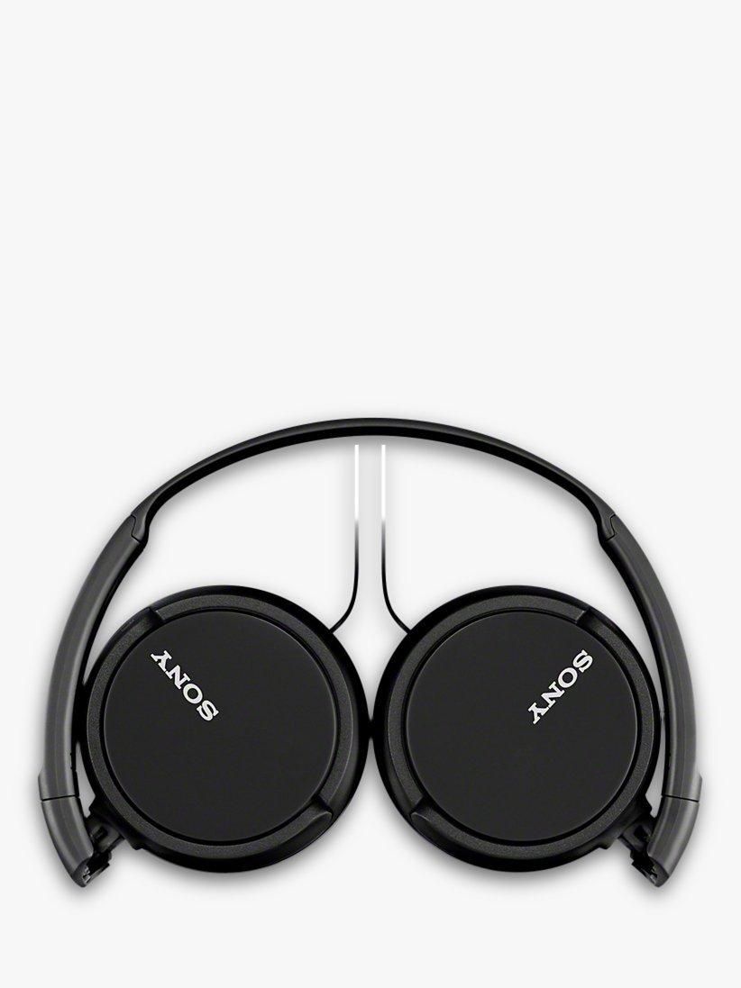 Sony MDR-ZX110AP on-ear headphones black, UK version