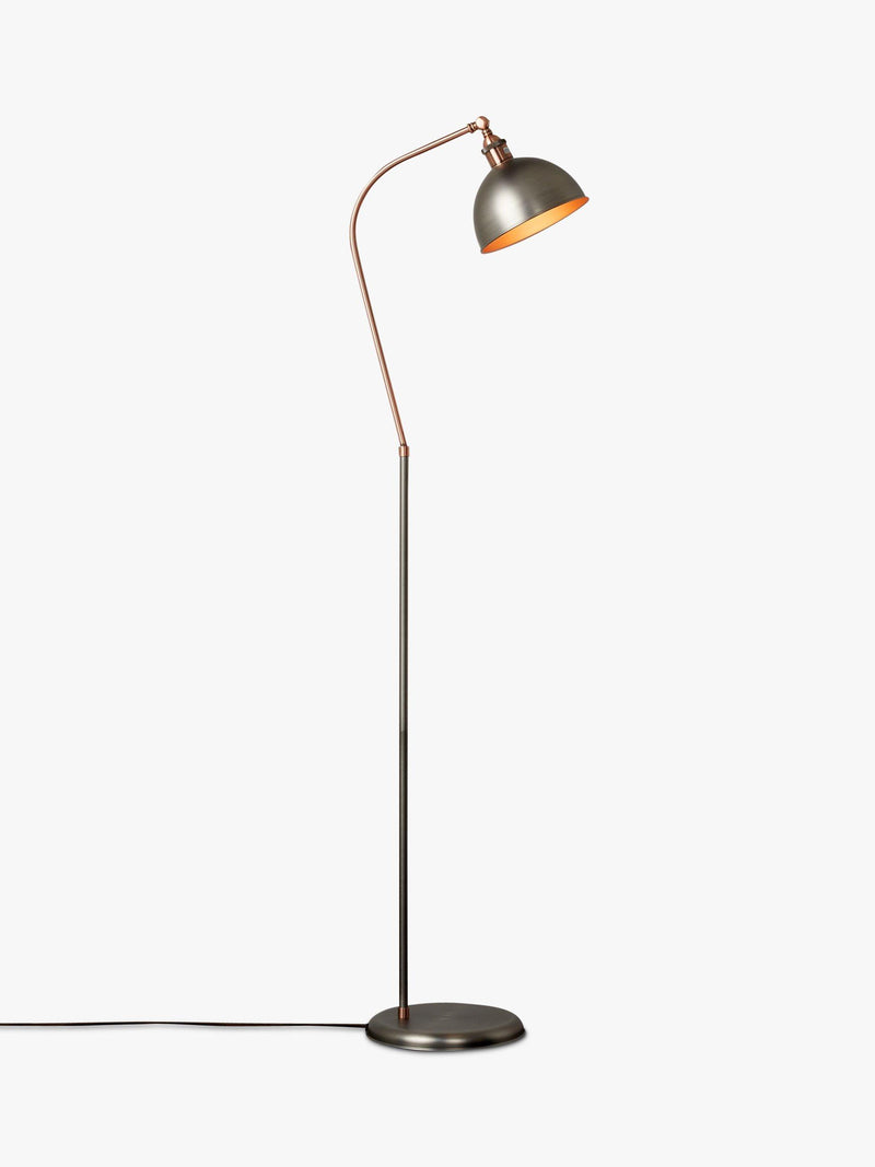 John Lewis Baldwin floor lamp antique brass finish (British brand)