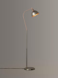 John Lewis Baldwin floor lamp antique brass finish (British brand)