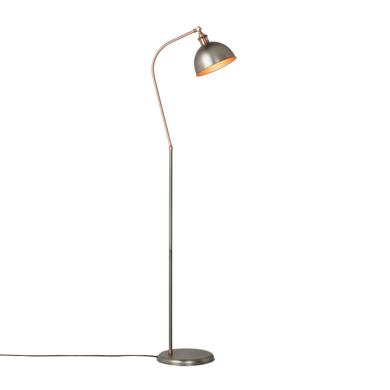 John Lewis Baldwin floor lamp antique brass finish (British brand)