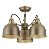 John Lewis Baldwin semi flush ceiling light antique finish - British product