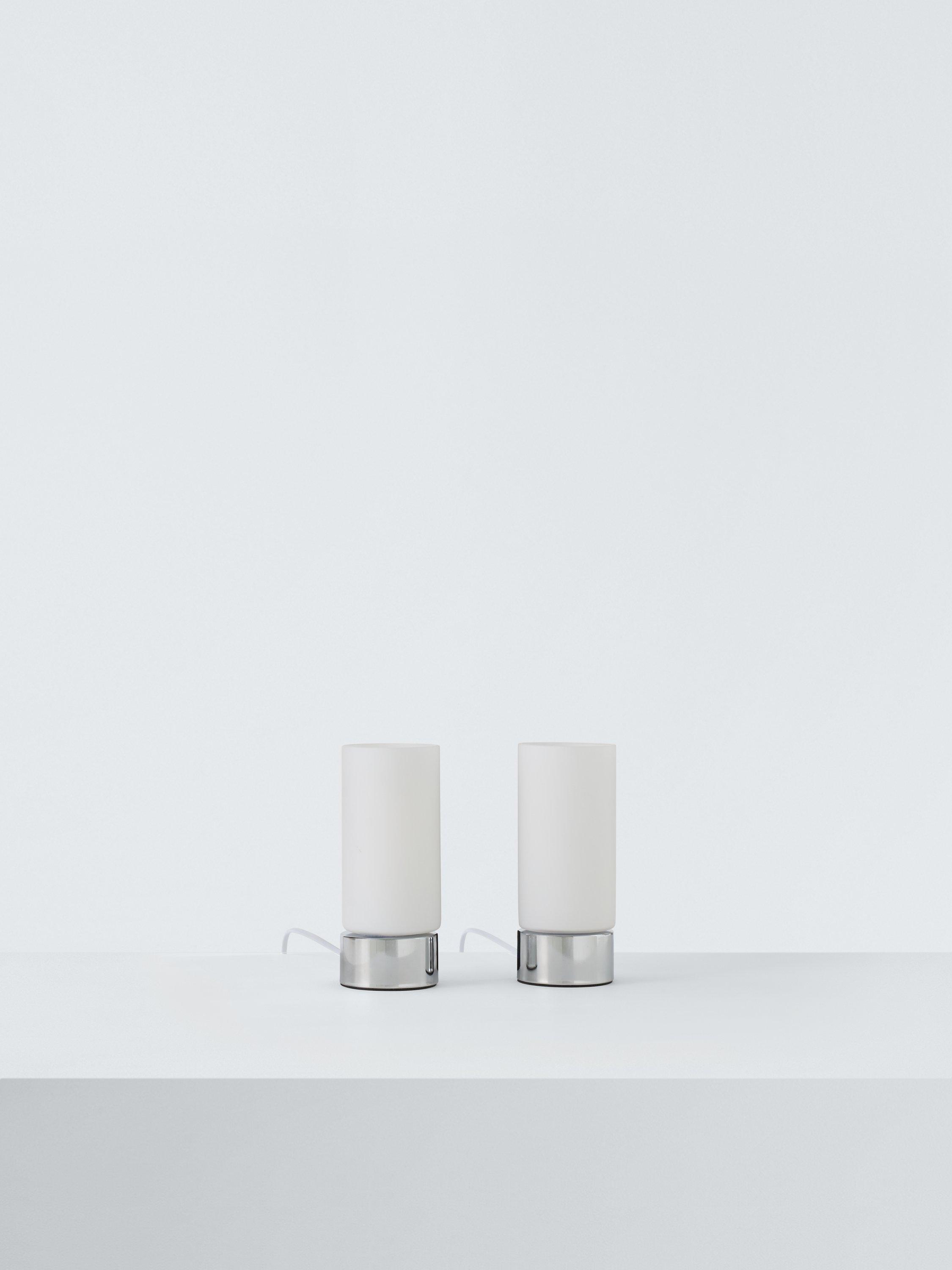 John Lewis Cara glass touch lamps set of 2, UK version