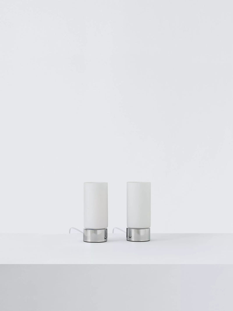 John Lewis Cara glass touch lamps set of 2, UK version