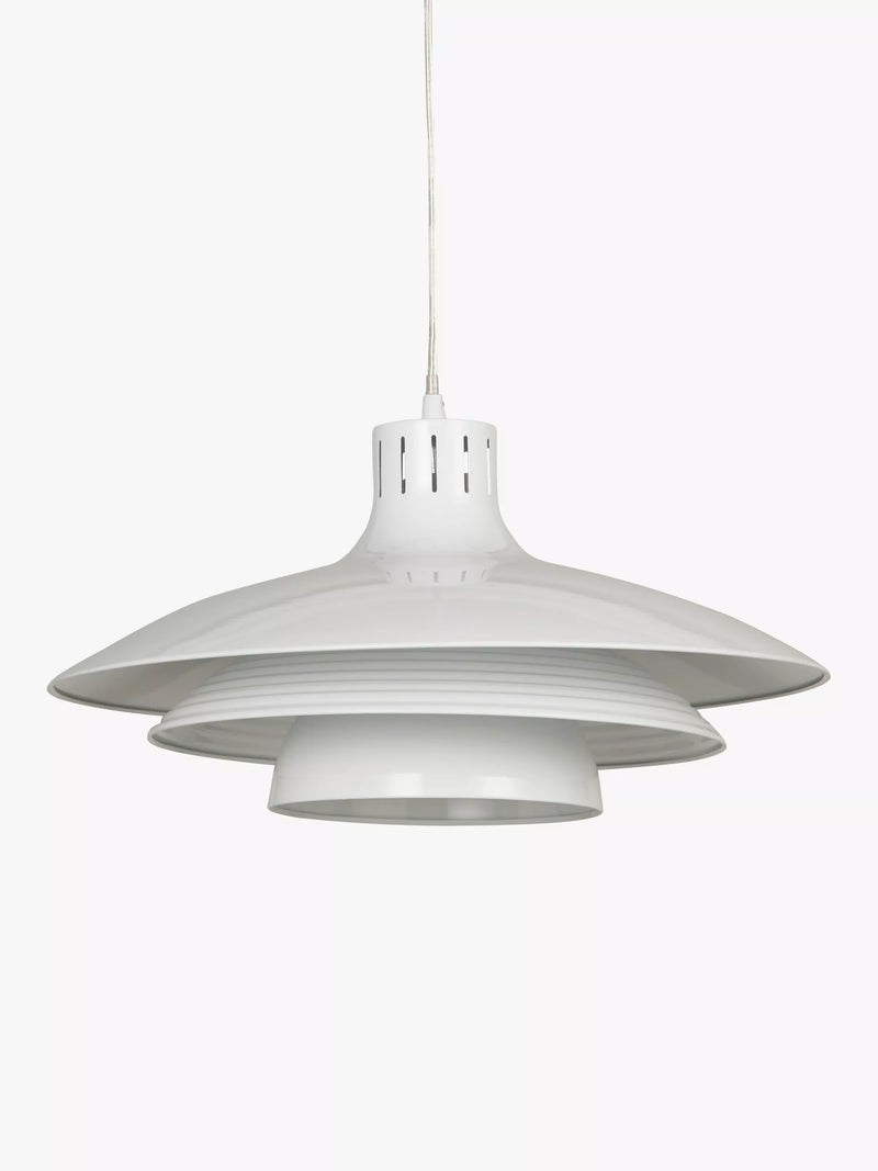 John Lewis Stockholm pendant light white finish, imported from the UK