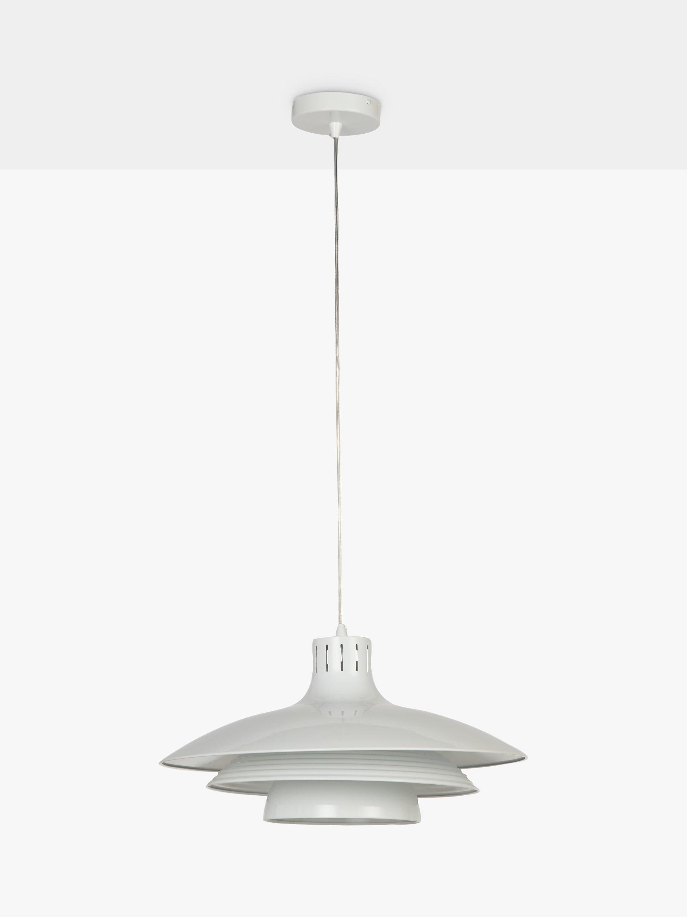 John Lewis Stockholm pendant light white finish, imported from the UK