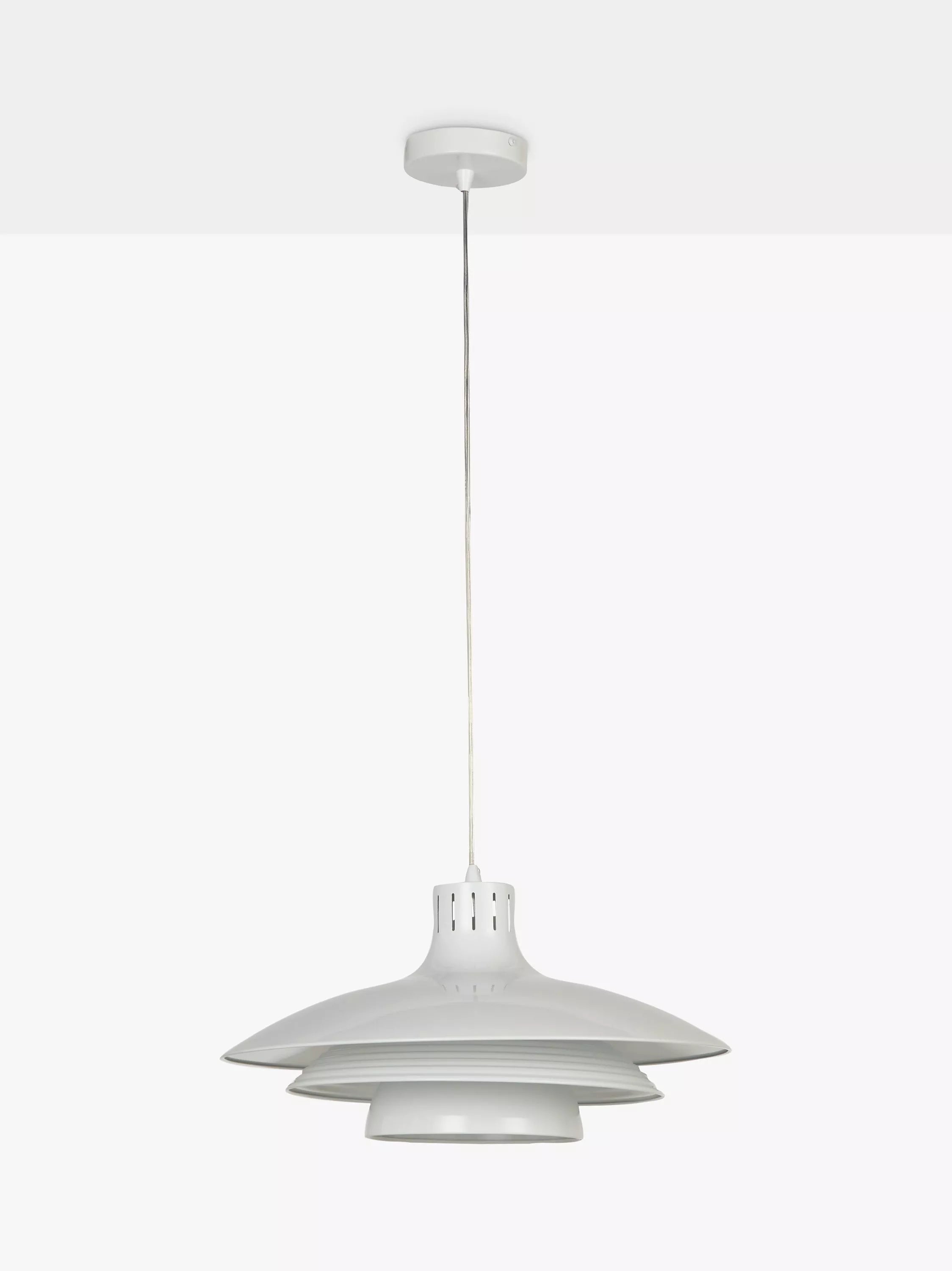 John Lewis Stockholm pendant light white finish, imported from the UK