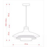 John Lewis Stockholm pendant light white finish, imported from the UK
