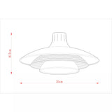 John Lewis Stockholm ceiling shade 35cm - British product