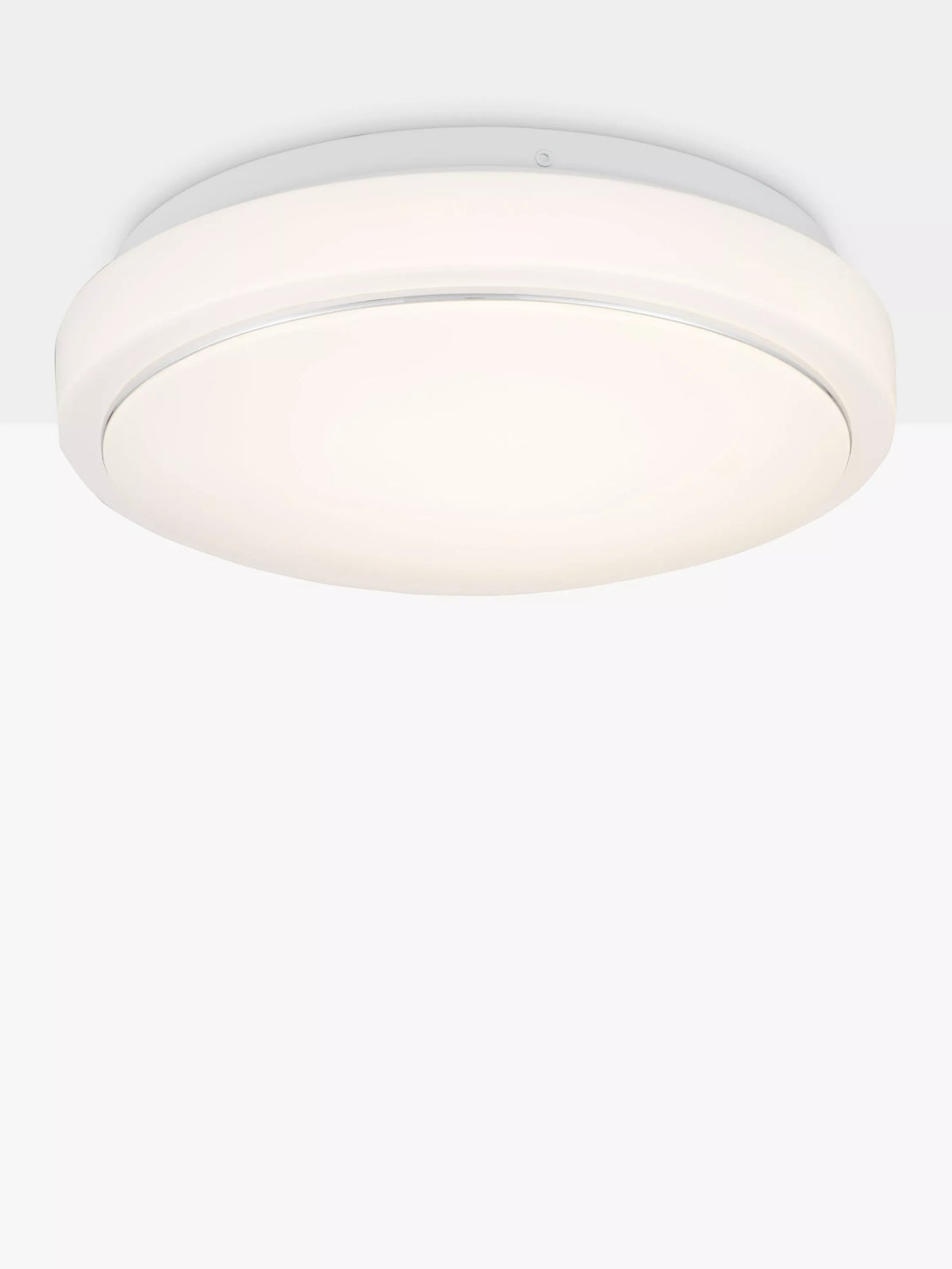 John Lewis LED flush ceiling light white 25cm, imported from the UK