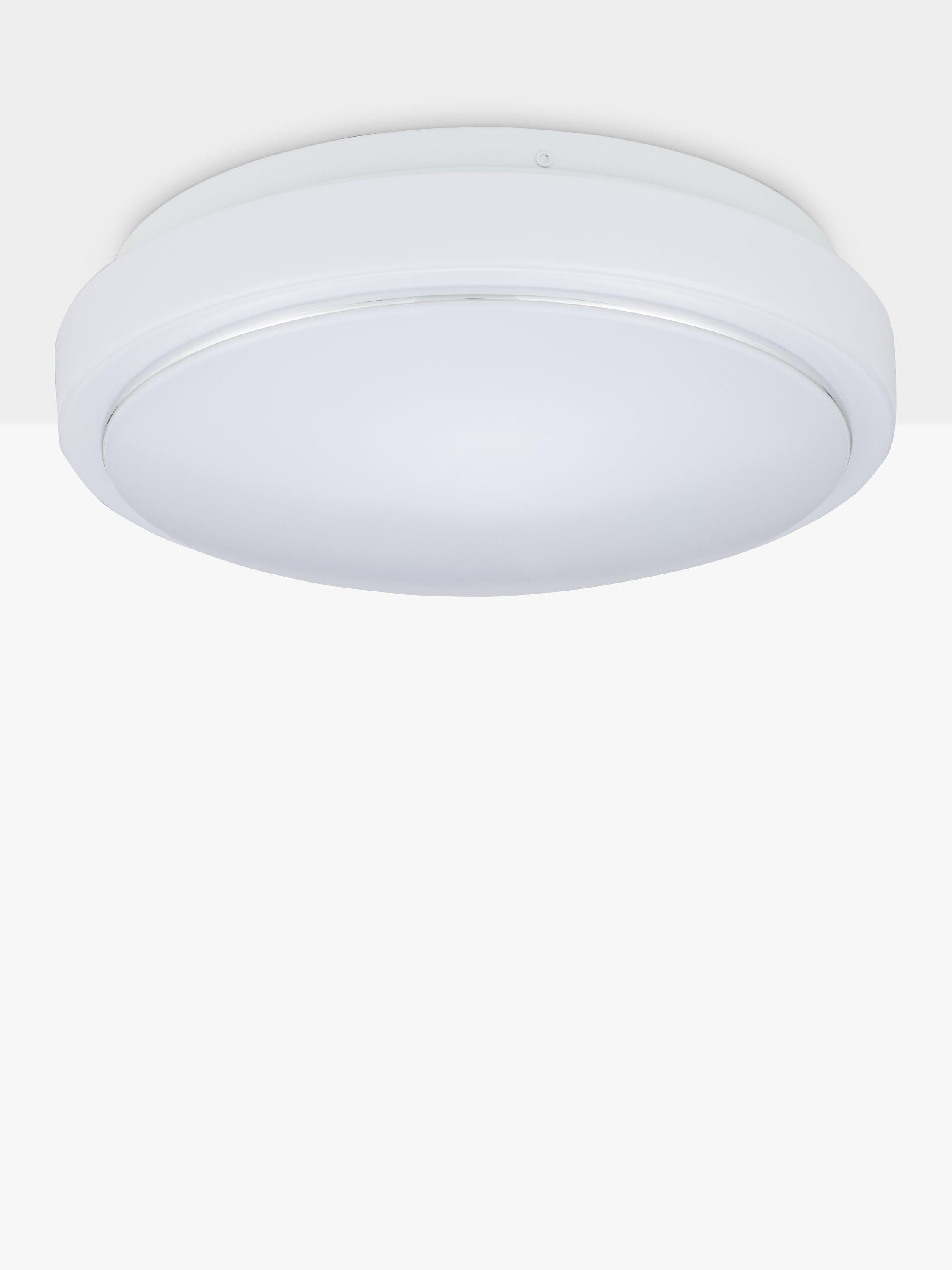 John Lewis LED flush ceiling light white 25cm, imported from the UK