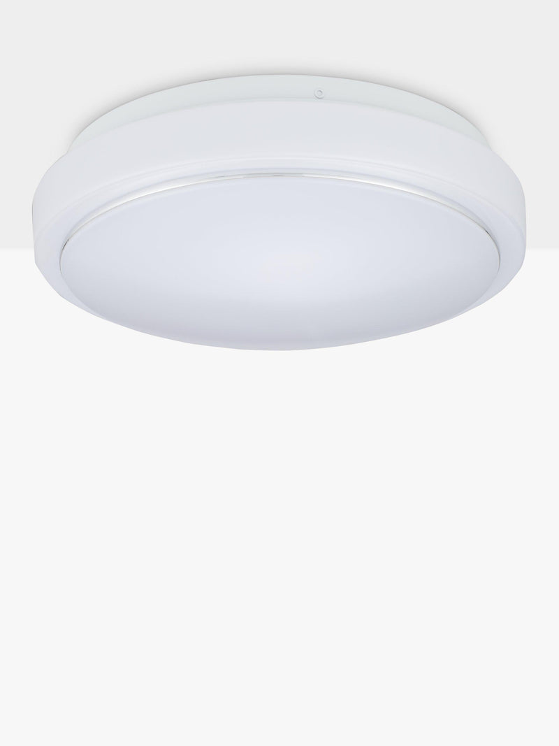 John Lewis LED flush ceiling light white 25cm, imported from the UK
