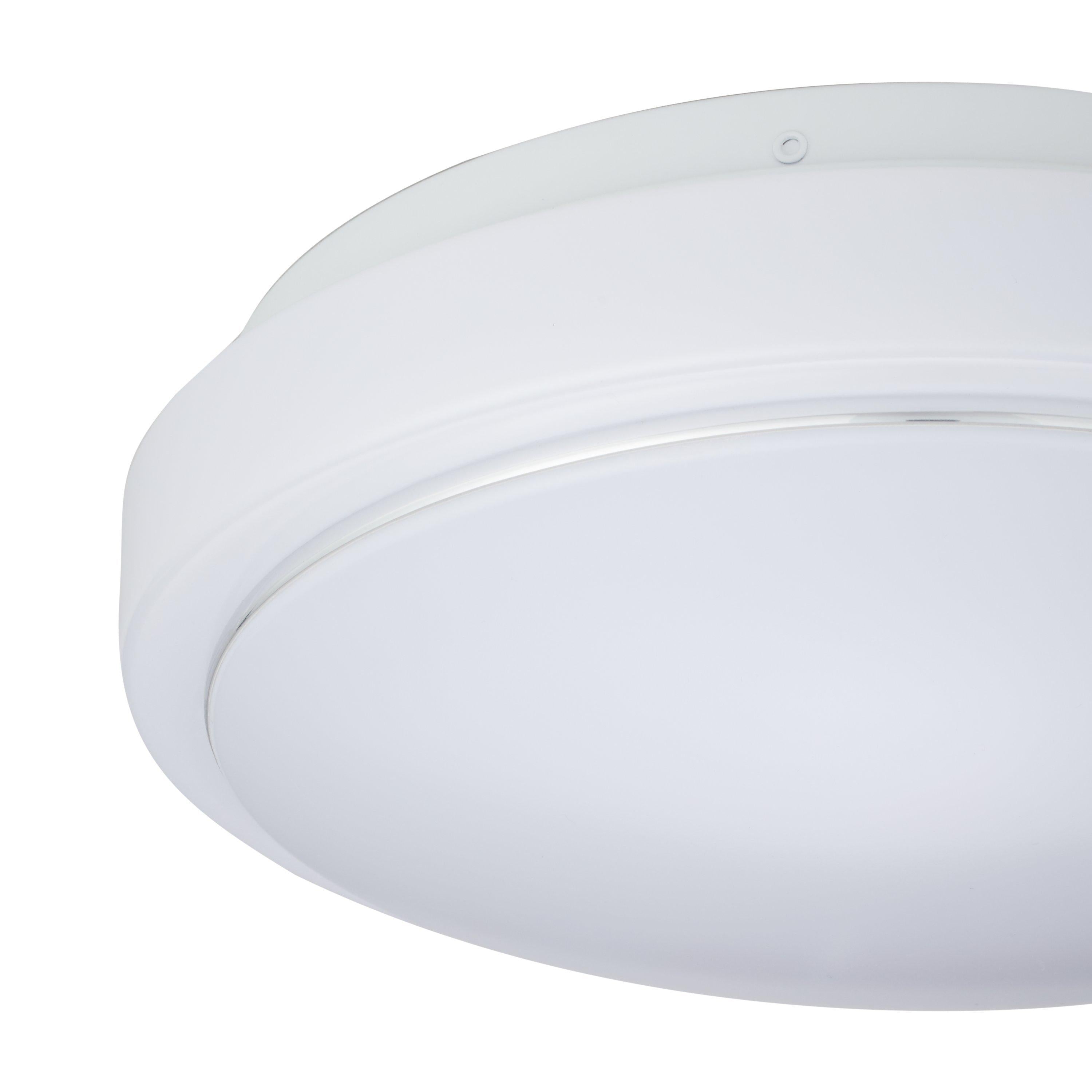 John Lewis LED flush ceiling light white 25cm, imported from the UK