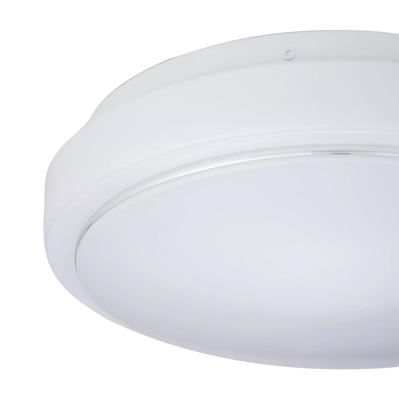John Lewis LED flush ceiling light white 25cm, imported from the UK