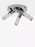 John Lewis Oslo chrome bathroom ceiling light 3 arms LED H16x22cm (British brand)