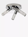 John Lewis Oslo chrome bathroom ceiling light 3 arms LED H16x22cm (British brand)