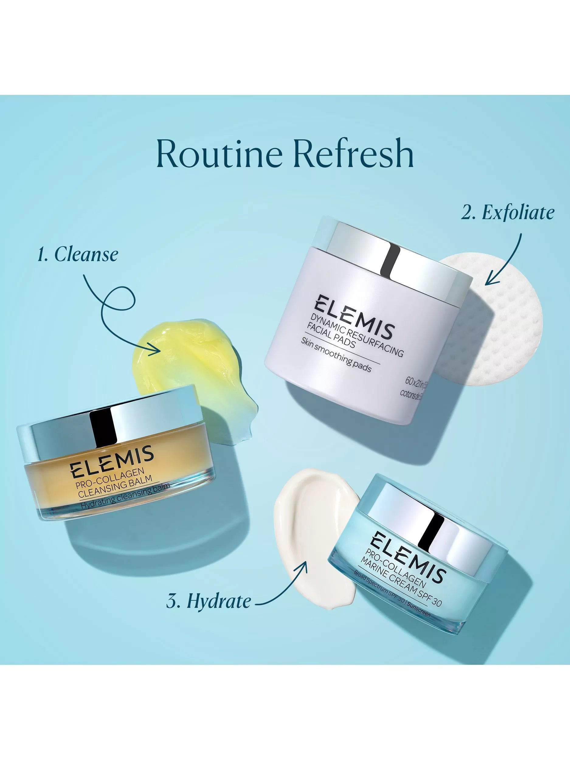 Elemis Dynamic Resurfacing Facial Pads 60 Count - British product