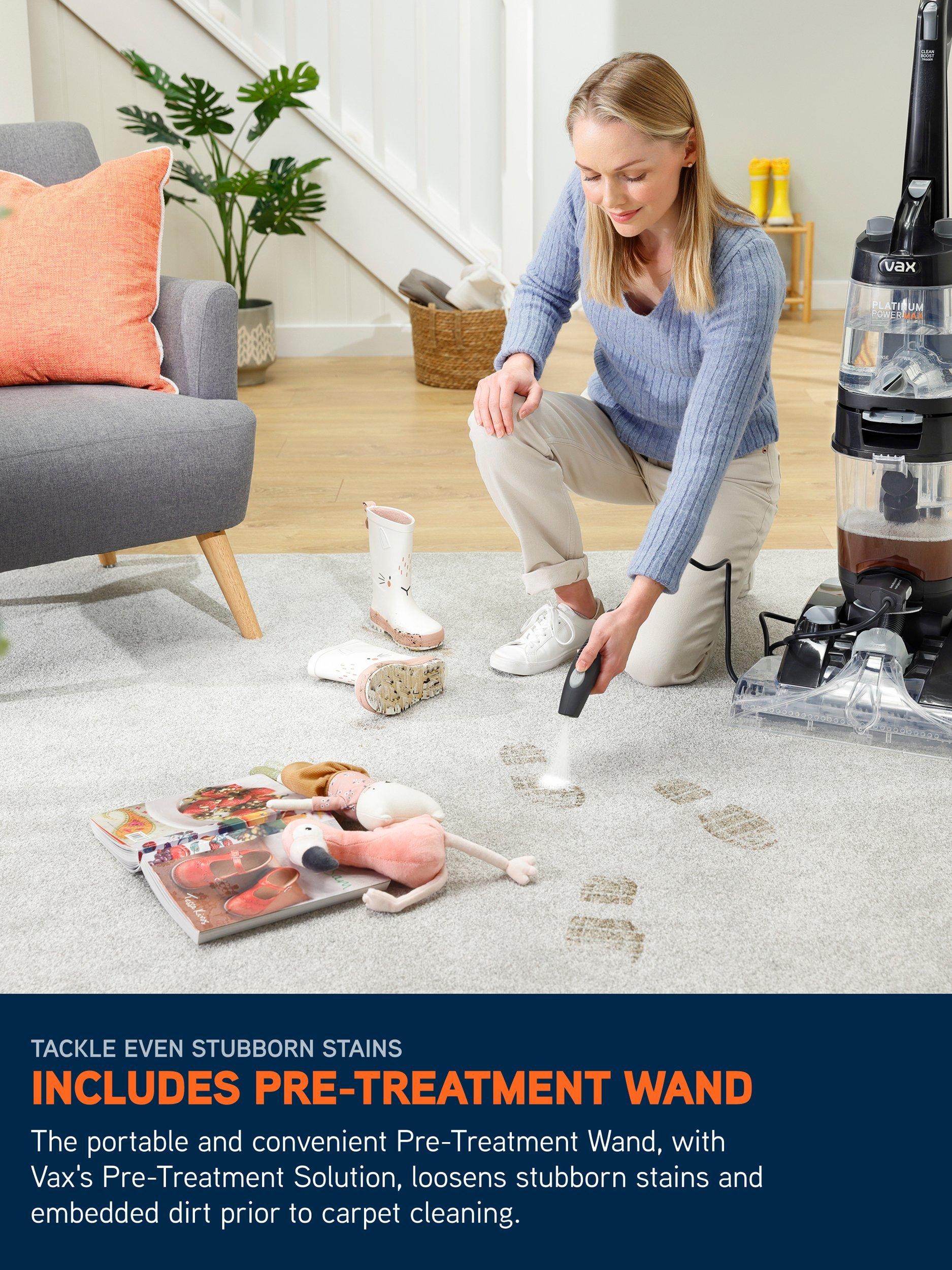 Vax Platinum Power Max carpet cleaner, imported from the UK