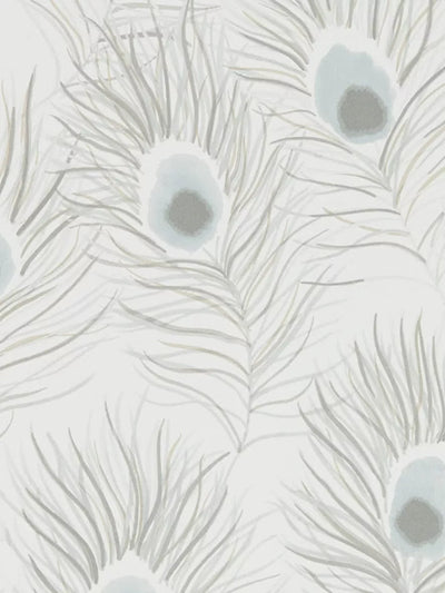 Harlequin Orlena Feather Wallpaper Metallic Design UK