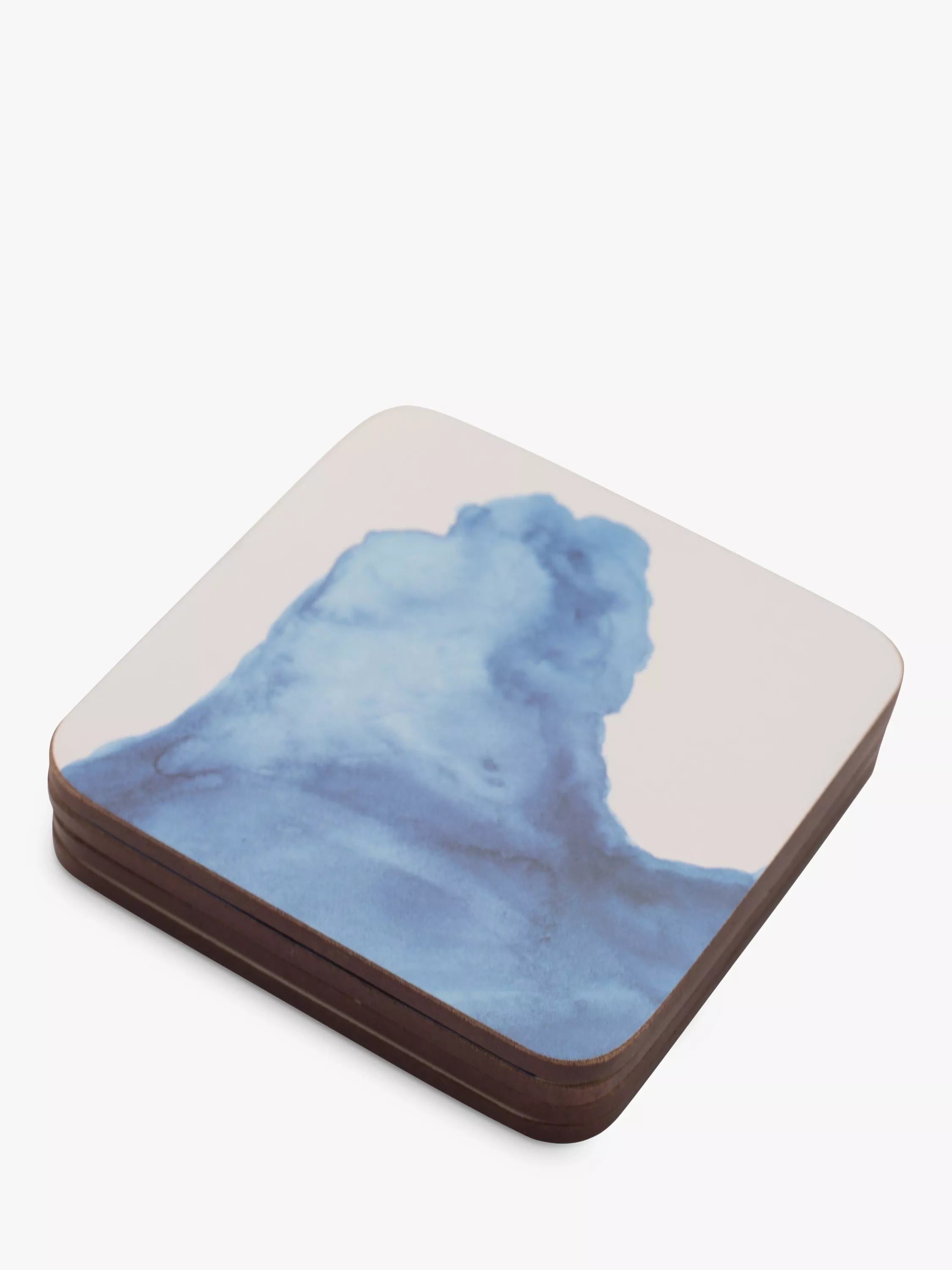 Rick Stein coasters set of 4 blue and white (British brand)