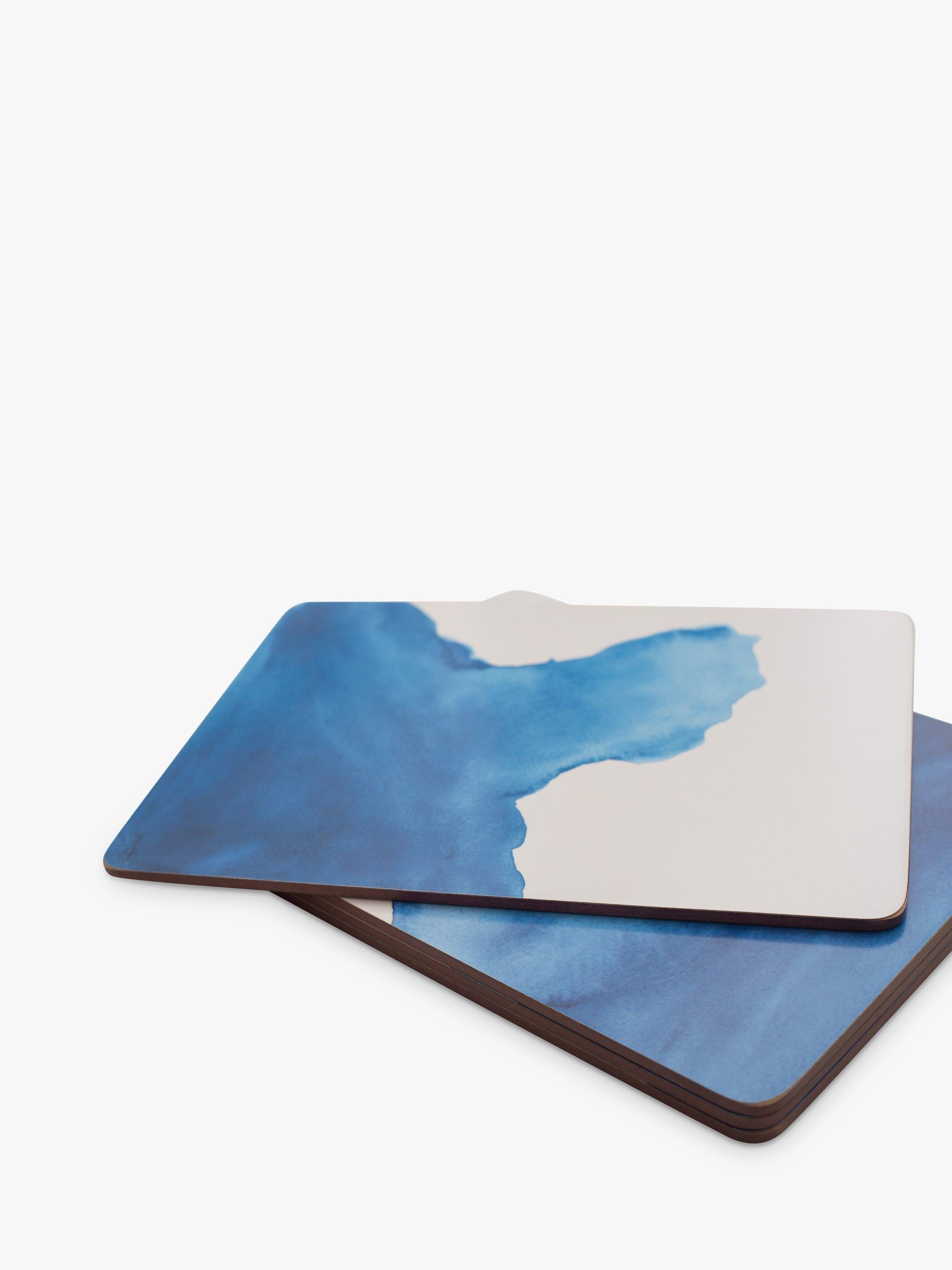 Rick Stein Coves of Cornwall placemats Blue/White set of 4 - British product