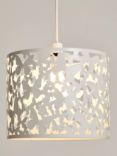 John Lewis John Lewis Butterflies Easy-to-Fit Ceiling Shade, White- Buy online at McGrocer
