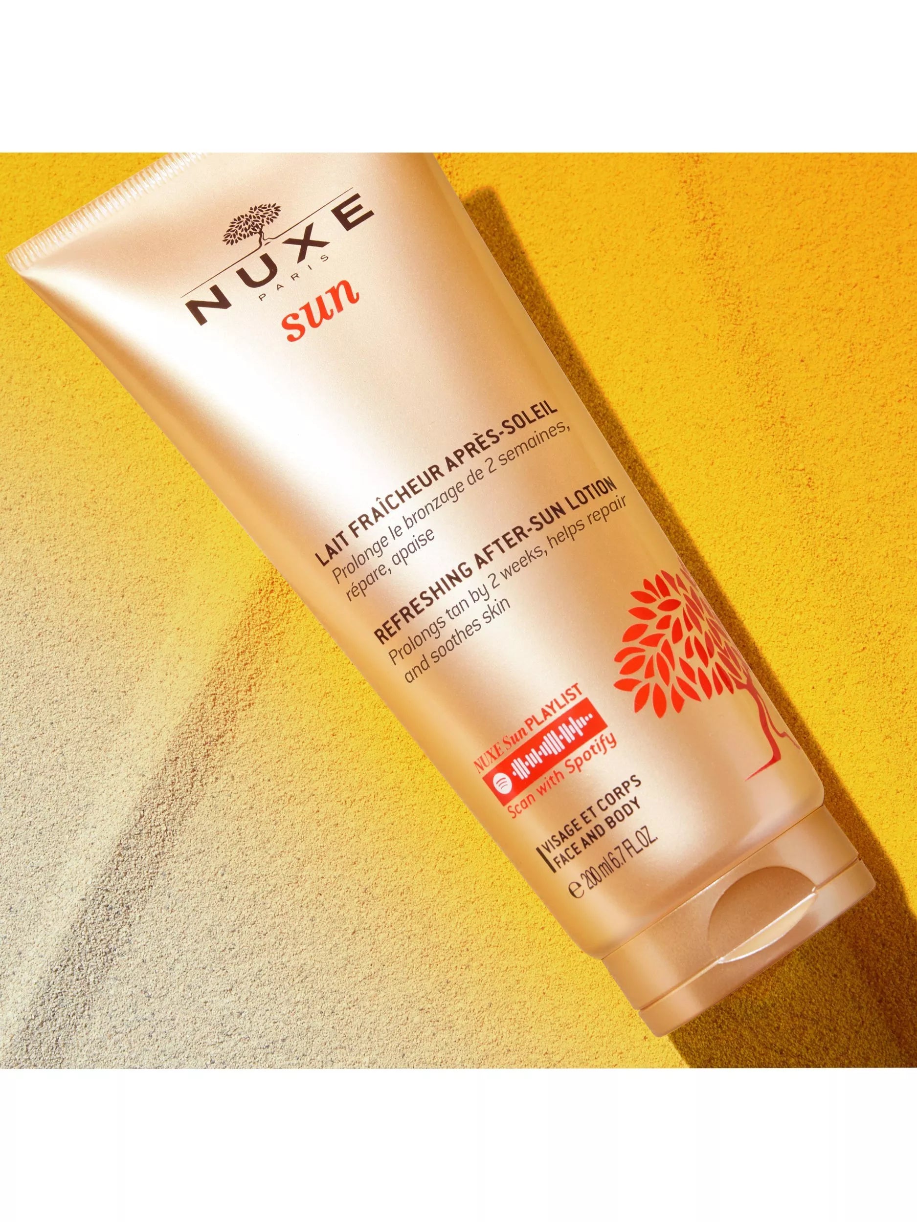 NUXE Sun Refreshing After-Sun Lotion 200ml, imported from the UK