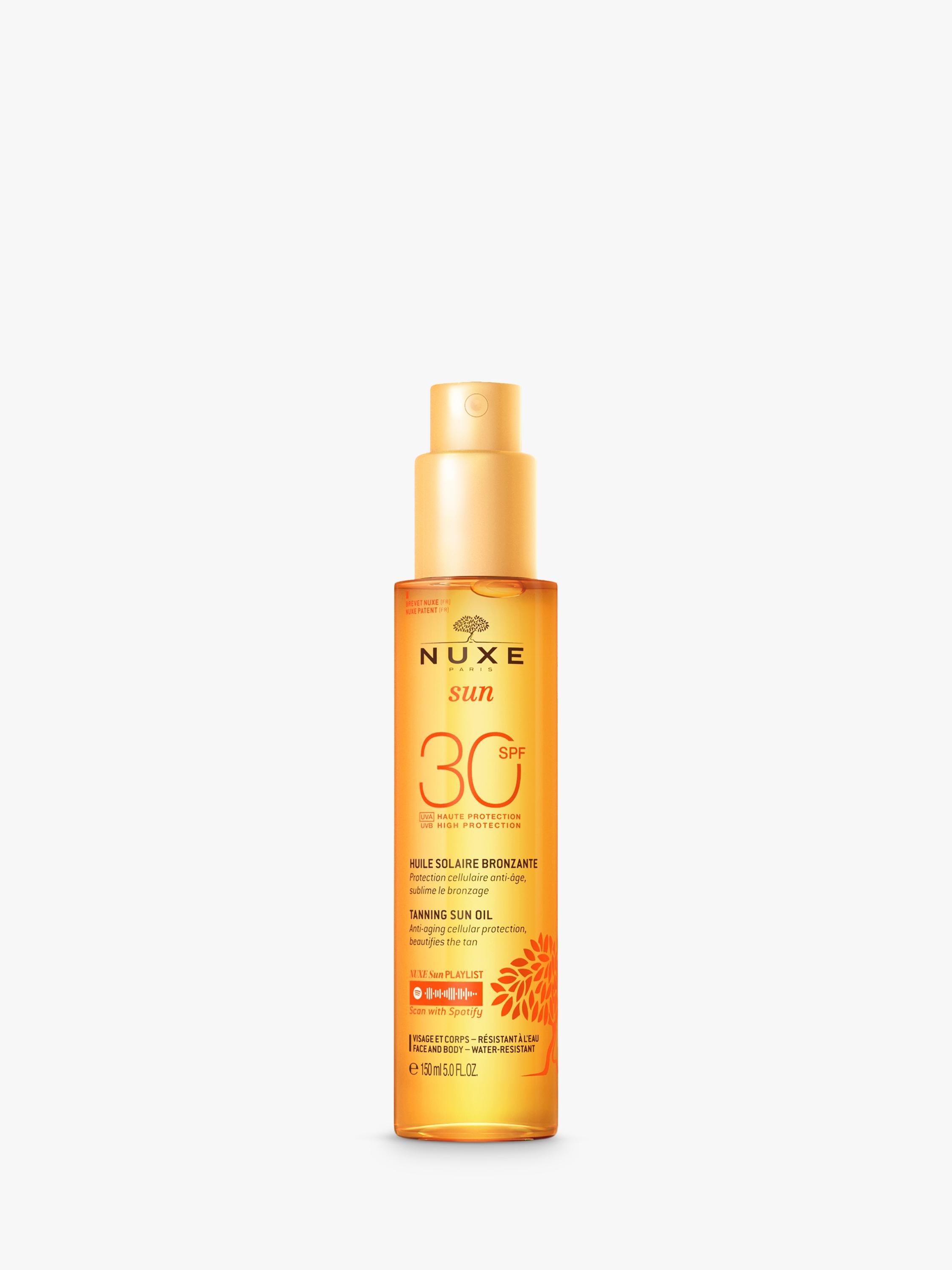 NUXE Sun Tanning Oil SPF 30 150ml, imported from the UK