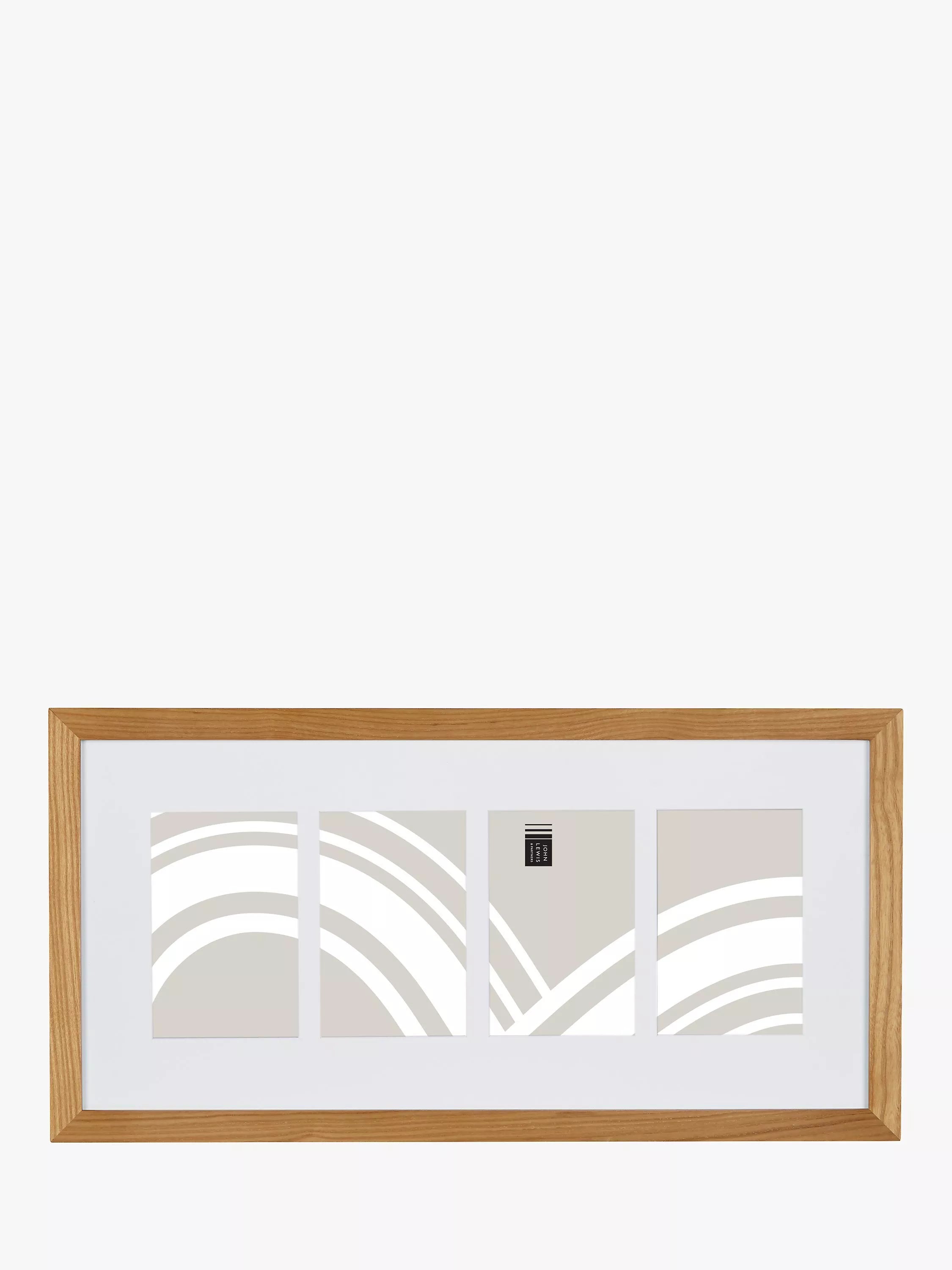 John Lewis 4 photo frame for 4x6 inches, FSC-certified oak, UK version