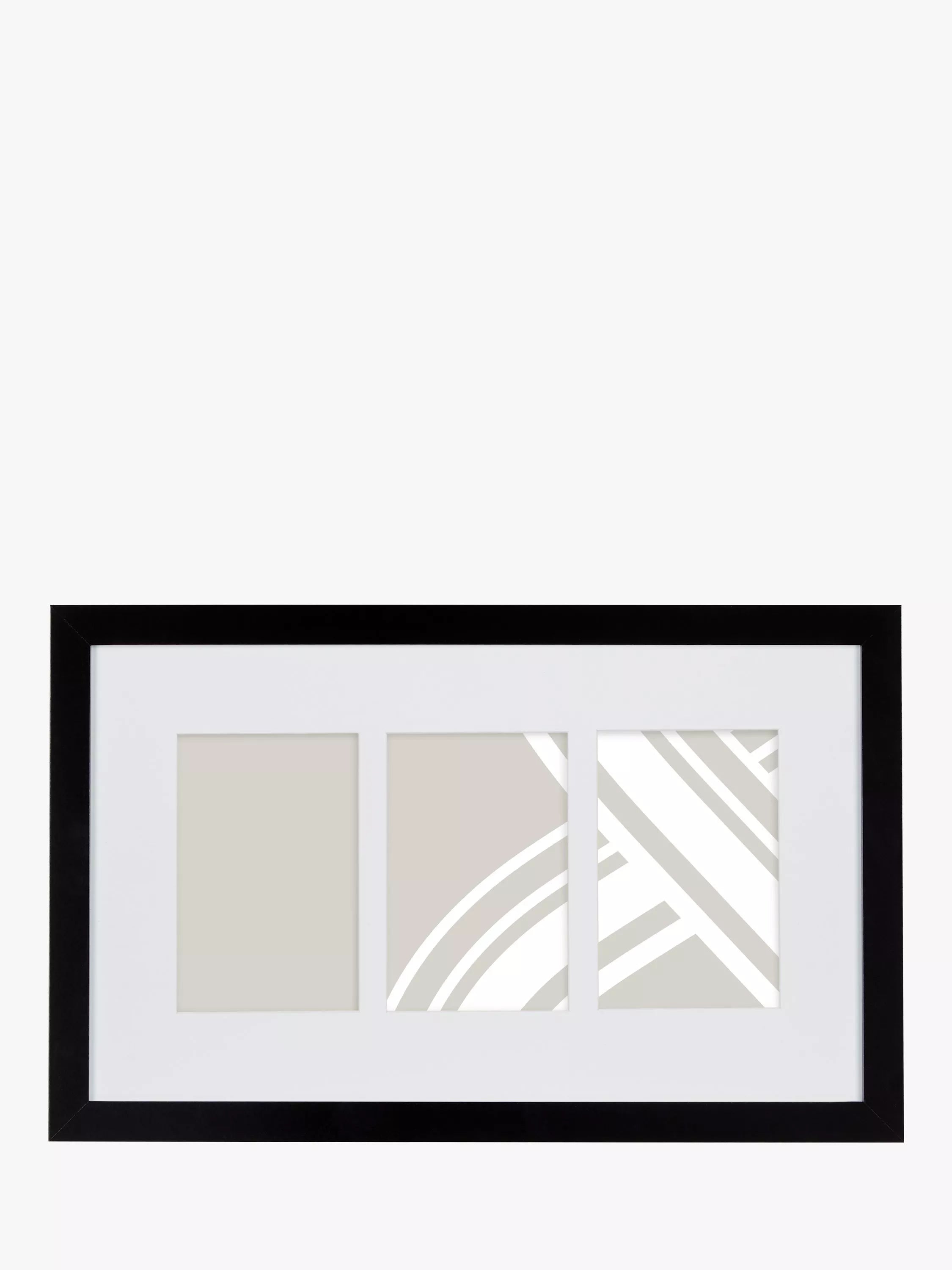 John Lewis Box Photo Frame & Mount, 3 Photo, 4 x 6 inches (10 x 15cm)