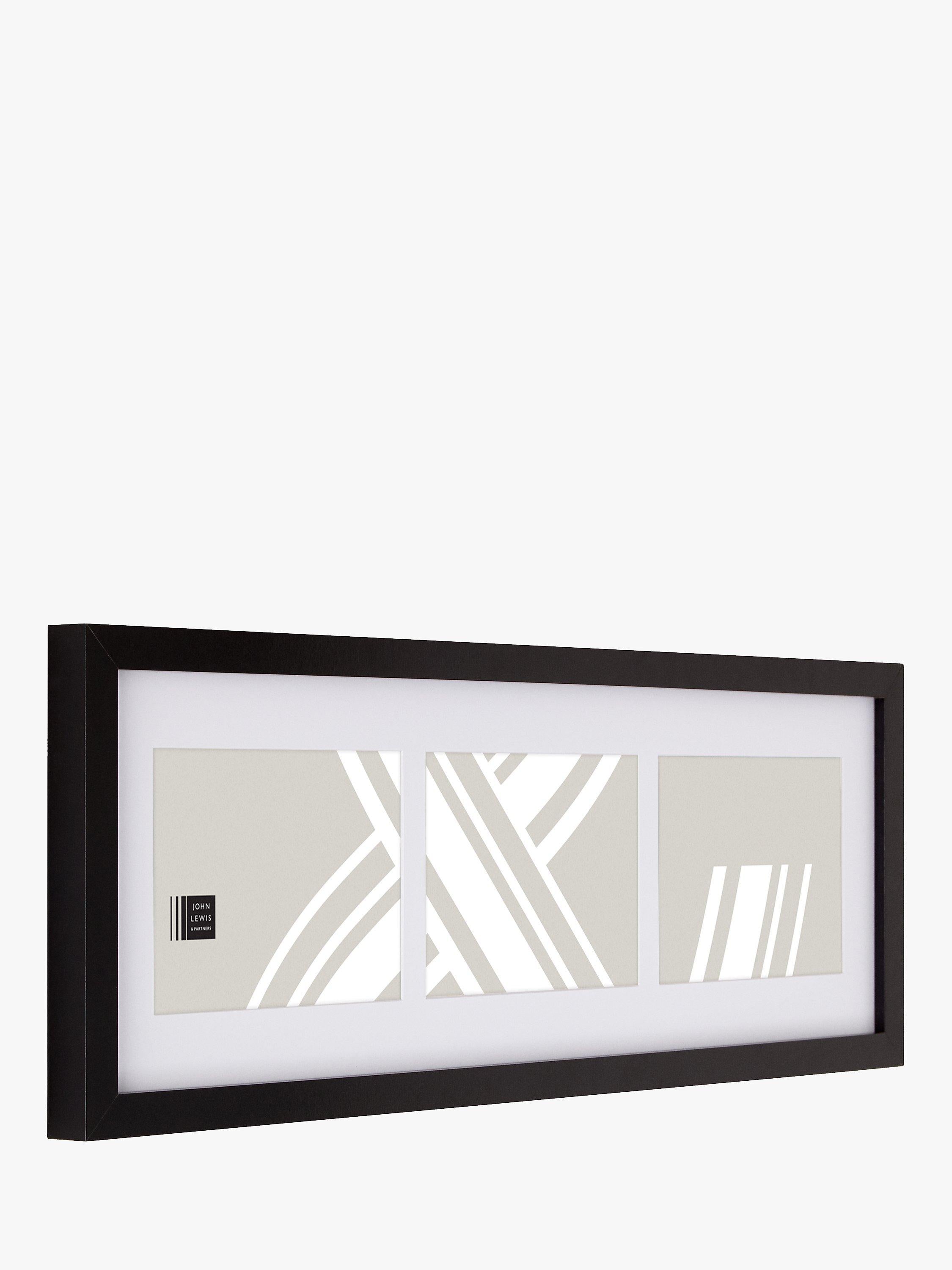 John Lewis 3 photo frame 7x5 inch black - British product
