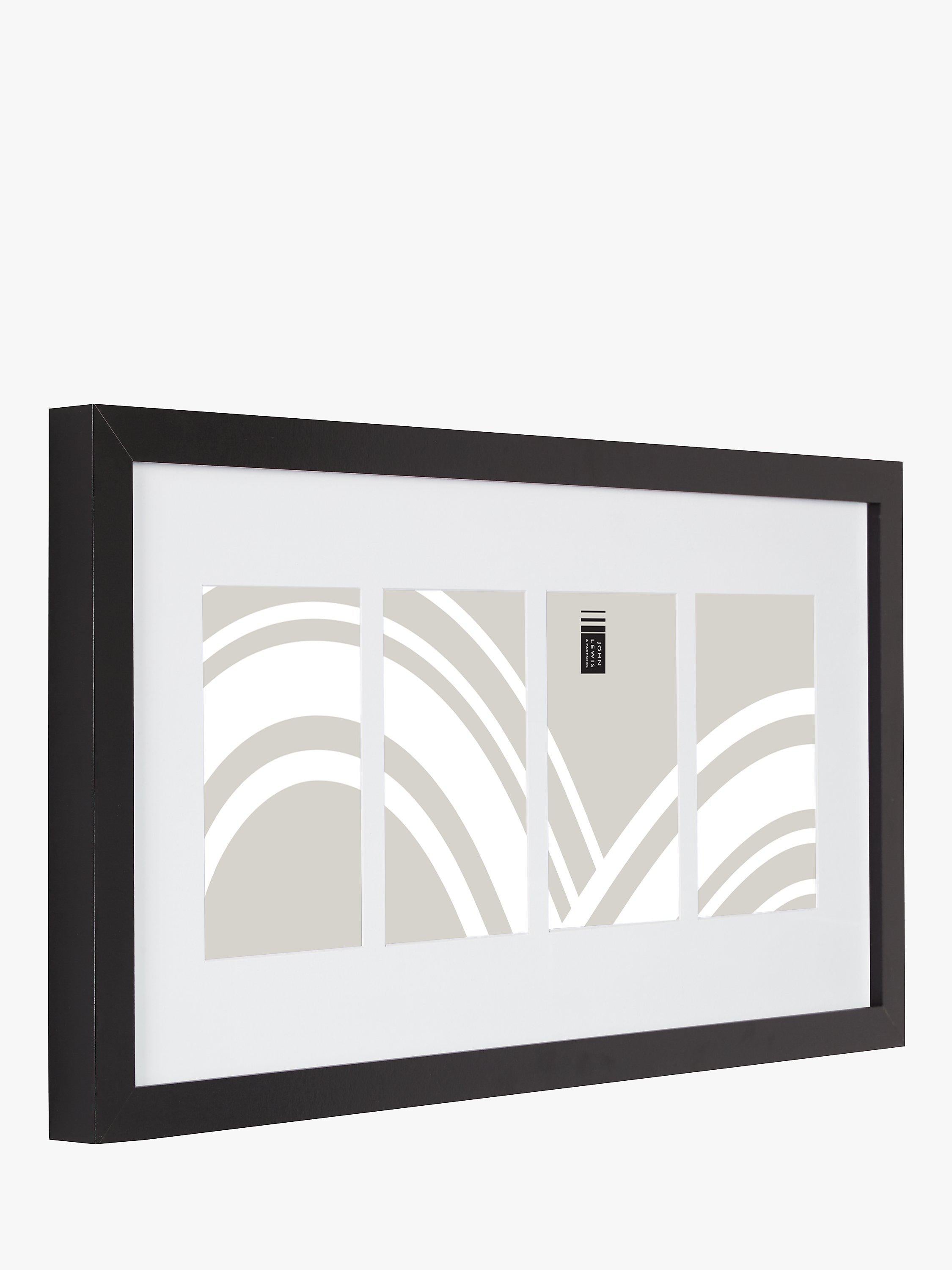 John Lewis box photo frame with four 4x6 slots, imported from the UK