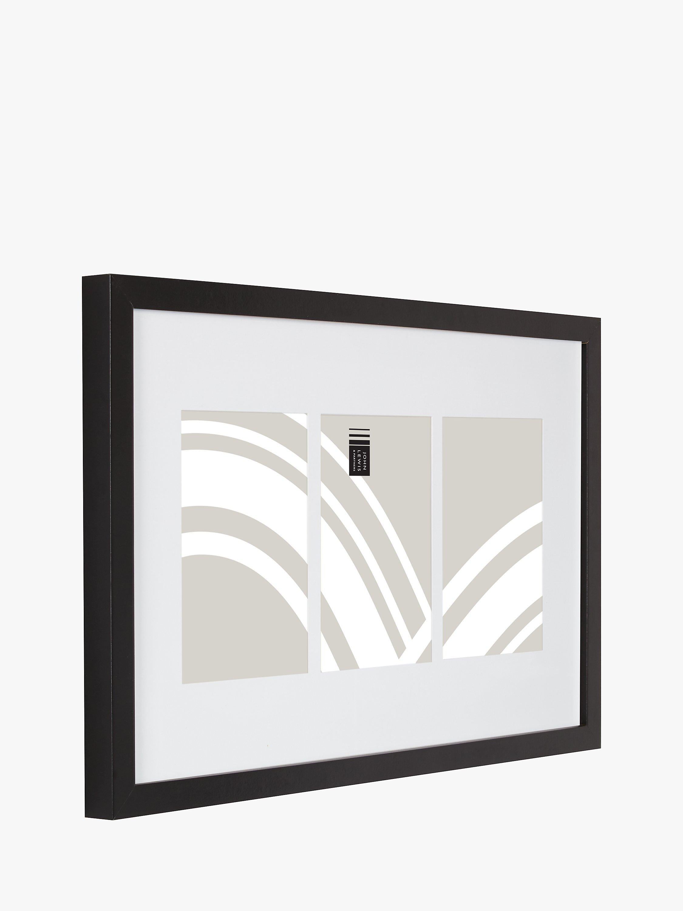 John Lewis black box photo frame for 3 photos, 5x7, UK version
