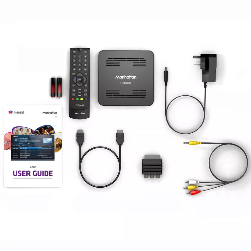 Manhattan SX Freesat HD digital receiver, imported from the UK
