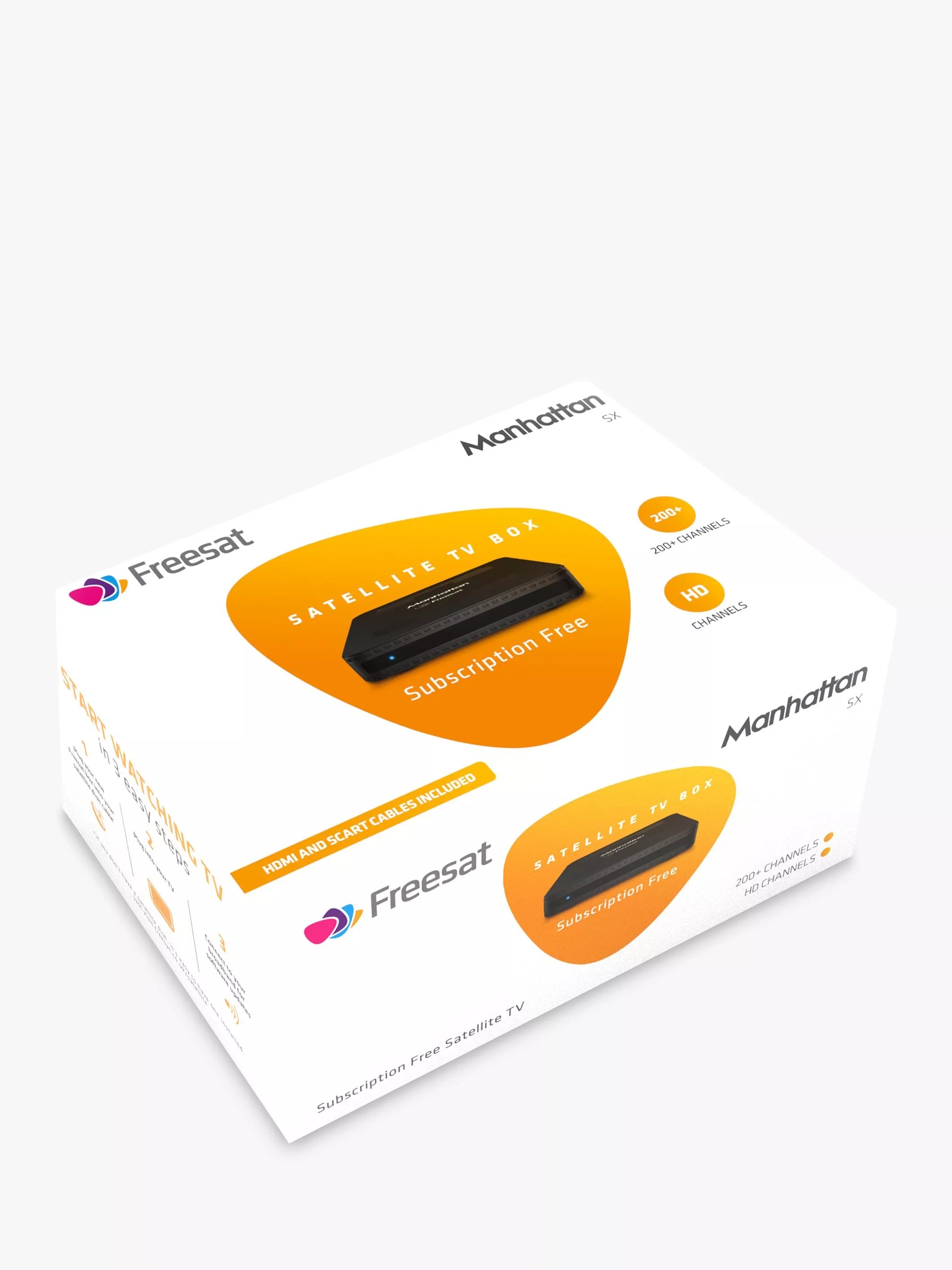 Manhattan SX Freesat HD digital receiver, imported from the UK